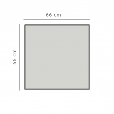 Taburet BOLZANO | 66x66 cm | bez úložného prostoru | VÝBĚR TKANIN