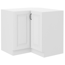 STILO bb | dolní skříňka 90x90ND 2F rohová s policí | 90x90 cm | bílá/bílá mat