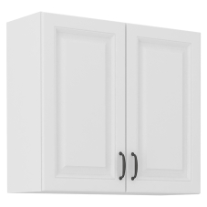 STILO bb | horní skříňka 80G-72 2F s 2 policemi | 80 cm | bílá/bílá mat