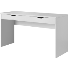 Psací stůl MATE | 138,2 cm | se zásuvkami | bílá mat