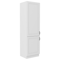 STILO bb | vysoká skříňka 60LO-210 2F na vestavnou lednici | 60 cm | bílá mat | UNI dvířka