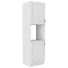 STILO bb | vysoká skříňka 60DP-210 2F na vestavnou troubu | 60 cm | bílá mat | UNI dvířka