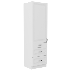 STILO bb | vysoká skříňka 60DKS-210 1F potravinová | 60 cm | bílá mat | UNI dvířka