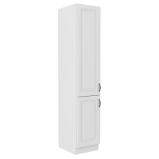 STILO bb | vysoká skříňka 40DK-210 2F potravinová | 40 cm | bílá mat | UNI dvířka