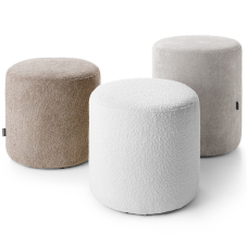 Taburet ROLL | set 1x55 + 2x45 | ⌀ 46 cm | kulaté | VÝBĚR TKANIN