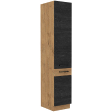 VIGO d | vysoká skříňka 40DK-210 2F potravinová | 40 cm | lancelot/dark wood | UNI dvířka