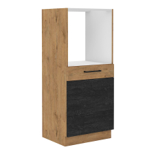 VIGO d | vysoká skříňka 60DP-145 1F na vestavnou troubu | 60 cm | lancelot/dark wood | UNI dvířka