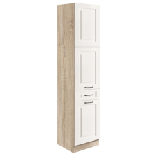 SMART b | vysoká skříňka SM-19D potravinová | 40 cm | VÝBĚR KORPUSU | UNI dvířka | bílá mat