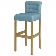 Barová židle ERYK | 43 cm | VÝBĚR TKANIN a NÁTĚRŮ