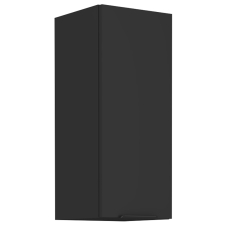 SIENA | horní skříňka 30 G-72 1F s policemi | 30 cm | UNI dvířka | černá