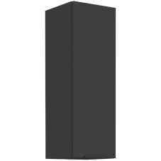 SIENA | horní skříňka 30 G-90 1F s policemi | 30 cm | UNI dvířka | VYSOKÁ | černá