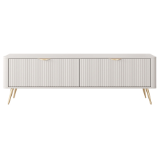 LANTE b | TV stolek F 163 2d | 163,2 cm | béžová/zlatá