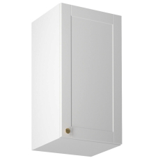 LINEA b | horní skříňka G40 P/L s policí | 40 cm | UNI dvířka | bílá mat