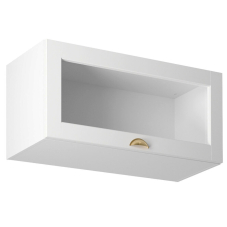 LINEA b | horní skříňka G80KS výklopná, prosklená | 80 cm | bílá mat