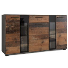 Komoda SALSA | 140 cm | old wood style/matera