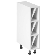 LINEA b | dolní regál D20W | 20 cm | SOKL v CENĚ | bílá mat