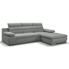 Sedací souprava GRECO MINI | 278x185 cm | PRAVÁ | rozkládací + úložný prostor | VÝBĚR TKANIN