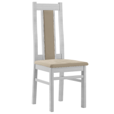 Jídelní židle KORA a KRZ1 | 41 cm | béžová/bílá