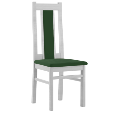 Jídelní židle KORA a KRZ1 | 41 cm | tmavě zelená/bílá