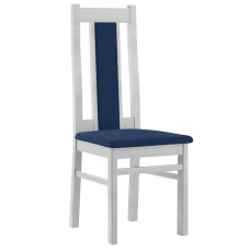 Jídelní židle KORA a KRZ1 | 41 cm | tmavě modrá/bílá