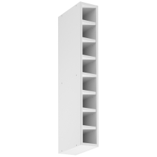 SORENTO pl | horní regál W15 s policemi | 15 cm | bílá