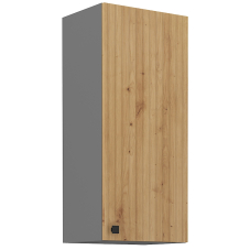AVARANT sa | horní skříňka 40 G-90 1F | 40 cm | VYSOKÁ | 3D povrch | šedá/artisan