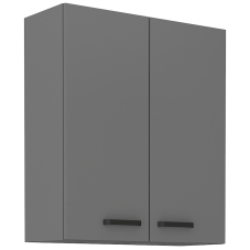 NESSANT se | horní skříňka 80 G-90 2F s policemi | 80 cm | VYSOKÁ | šedá