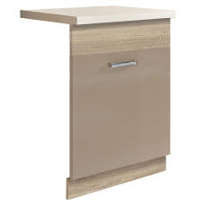 PREMIO sc | dvířka na vestavnou myčku PRE-zm60 | 60x71,6 cm | sonoma/capuccino lesk