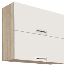 FAVORIT w | horní skříňka FW-48G výklopná | 80 cm | bílá lesk | VÝBĚR KORPUSU a KOVÁNÍ