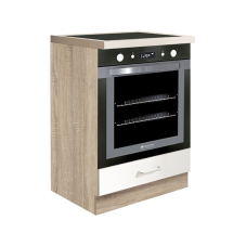 ECONO wh | dolní skříňka ECO-17D na vestavnou troubu | 60 cm | san remo/bílá lesk | VÝBĚR KORPUSU
