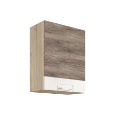 ECONO wh | horní skříňka ECO-33G policová | 50 cm | san remo/bílá lesk | VÝBĚR KORPUSU