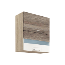ECONO wh | horní skříňka ECO-40G výklopná | 60 cm | san remo/bílá lesk | VÝBĚR KORPUSU a KOVÁNÍ