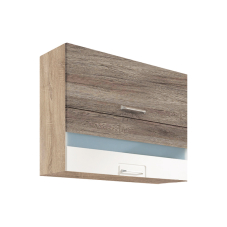 ECONO wh | horní skříňka ECO-42G výklopná | 90 cm | san remo/bílá lesk | VÝBĚR KORPUSU a KOVÁNÍ
