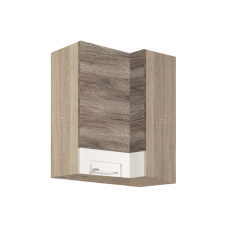 ECONO wh | horní skříňka ECO-44G rohová | 70x40 cm | san remo/bílá lesk | VÝBĚR KORPUSU