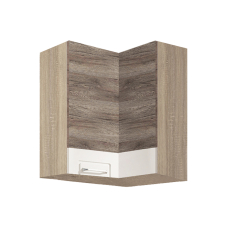 ECONO wh | horní skříňka ECO-54G rohová | 60x60 cm | san remo/bílá lesk | VÝBĚR KORPUSU