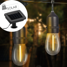 DÁREK | LED zahradní světelný řetěz | 6 m | solární