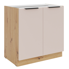 SOLEA k | dolní kuchyňská skříňka 80 D 2F policová | 80 cm | artisan/kašmír | VÝBĚR ÚCHYTŮ