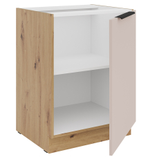 SOLEA k | dolní kuchyňská skříňka 60 D 1F policová | 60 cm | UNI | artisan/kašmír | VÝBĚR ÚCHYTŮ
