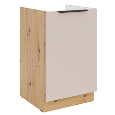 SOLEA k | dolní kuchyňská skříňka 50 ZL 1F dřezová | 50 cm | UNI | artisan/kašmír | VÝBĚR ÚCHYTŮ