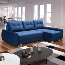Sedací souprava FURLA | 250x151 cm | PRAVÁ | rozkládací + 2x úložný prostor | VÝBĚR TKANIN