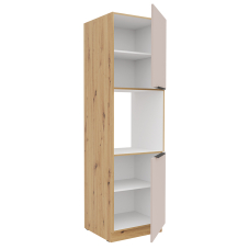 SOLEA k | vysoká skříňka 60 DP-210 2F | 60 cm | UNI dvířka | artisan/kašmír | VÝBĚR ÚCHYTŮ