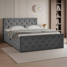 Postel dvoulůžko BOXSPRING HEAVEN + topper v ceně | 180x200 | VÝBĚR TKANIN