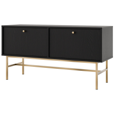 TOKYO 3 c | TV stolek RTV 302 | 120,6 cm | černá grafit/zlatá