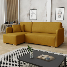 Sedací souprava COMA | 140x220 cm | LEVÁ | rozkládací + úložný prostor | VÝBĚR TKANIN