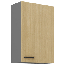 SCANDI sc | horní skříňka 60 G-90 1F s policemi | 60 cm | VYSOKÁ | šedá/rybí