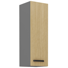 SCANDI sc | horní skříňka 30 G-90 1F s policemi | 30 cm | VYSOKÁ | šedá/rybí kost