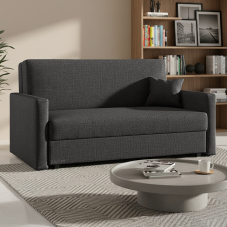 Pohovka VIVA III SMART | 153 cm | rozkládací + úložný prostor | crown 20 šedočerná