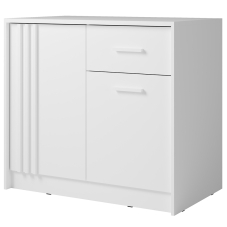 Komoda CANADA CY-21 | 102 cm | bílá s bílými úchyty