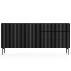 MUTI c | komoda 177 2D3S | 177 cm | černá