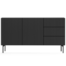 MUTI c | komoda 147 2D3S | 147 cm | černá